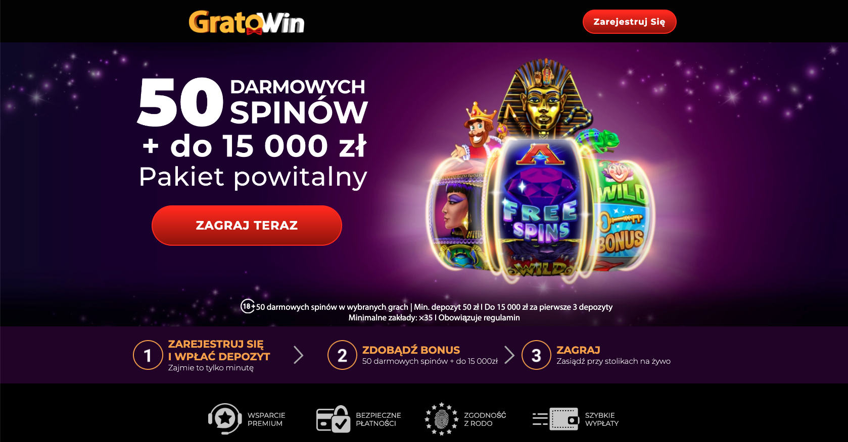GratoWin Casino Recenzja (www.onlineksyno.com)